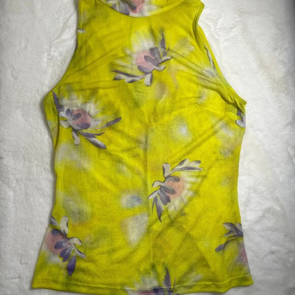 Gianni Versace Sheer Mock Neck Blouse Made in Italy Size Medium - Picture 2 of 10